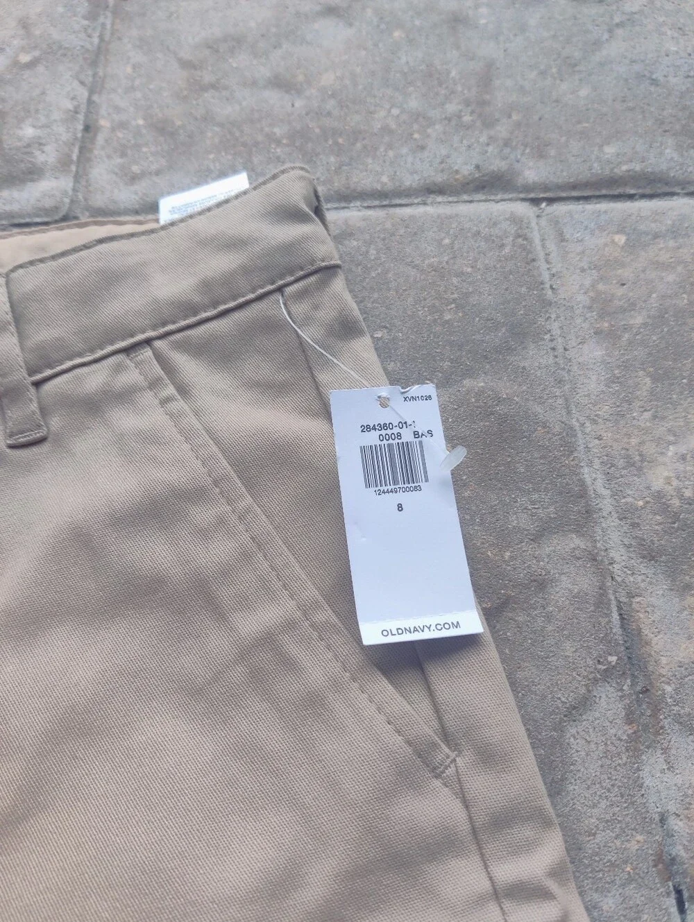NWT Old Navy Boys Size 8 Flat-Front Chino Uniform Shorts
